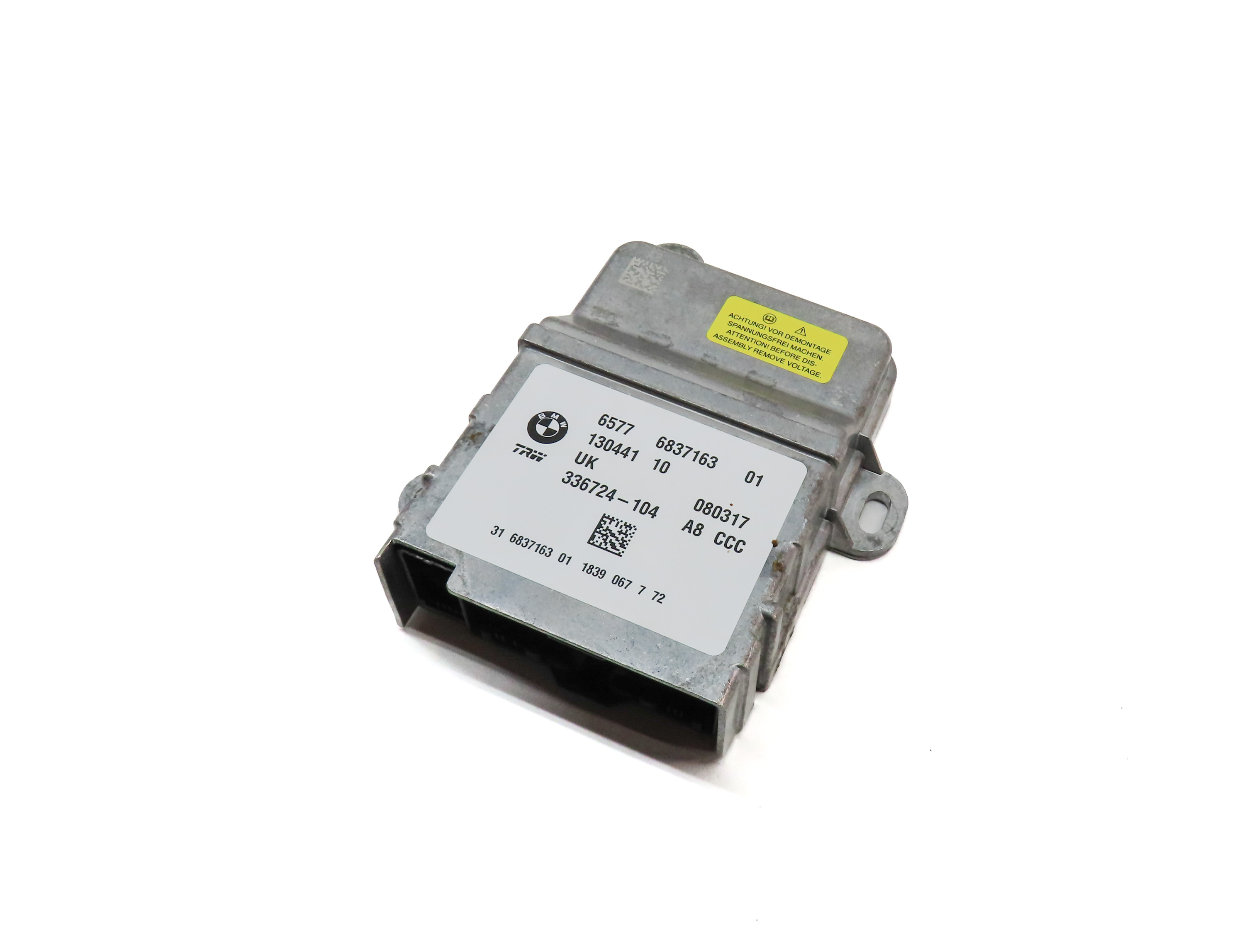 2014-2021 MINI COOPER CLUBMAN COUNTRYMAN BMW WI3 WI8 X1 X2 SRS BAG MODULE — exact item pictured